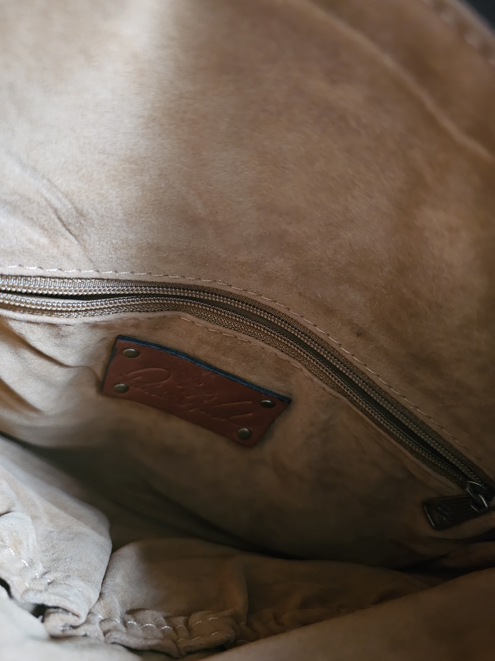 Patricia Nash Cognac Brown Leather Wristlet - Picture 10 of 10